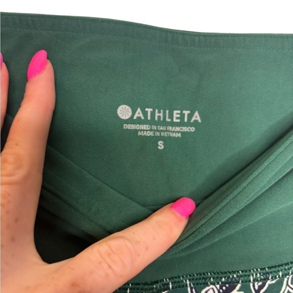 Athleta Affirmation 7/8 Tight Leggings in Dragonfly Green  Size Small - Picture 7 of 7